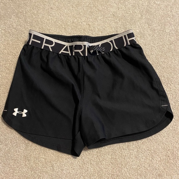 3 pairs girls Under Armour athletic shorts - Picture 3 of 6